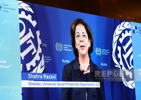 Şahra Razavi: Dünya əhalisinin yarıdan çoxu sosial müdafiə ilə əhatə olunub