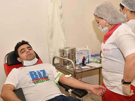 AFFA management attends blood donation campaign