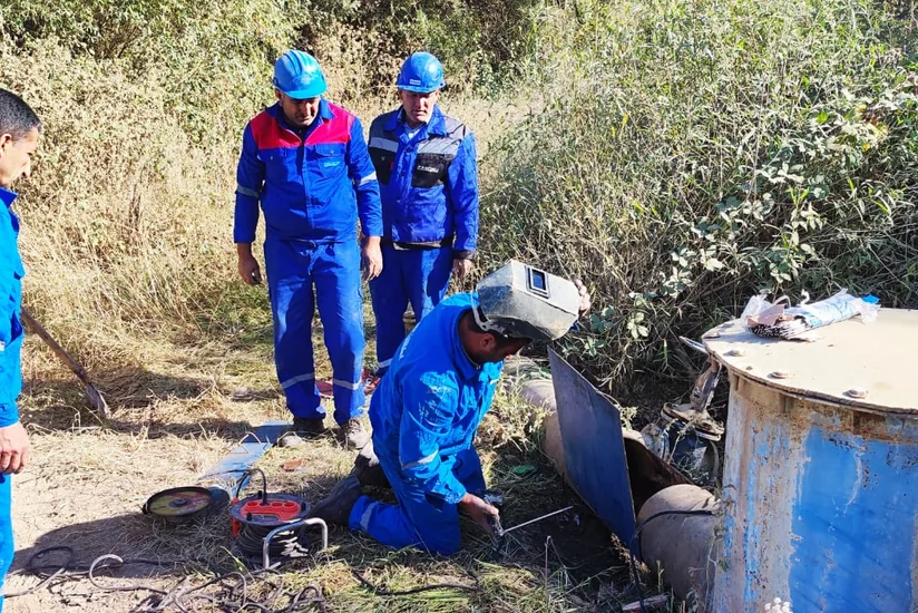 Восстанавливается водоснабжение города Лачын, сел Сус и Забух