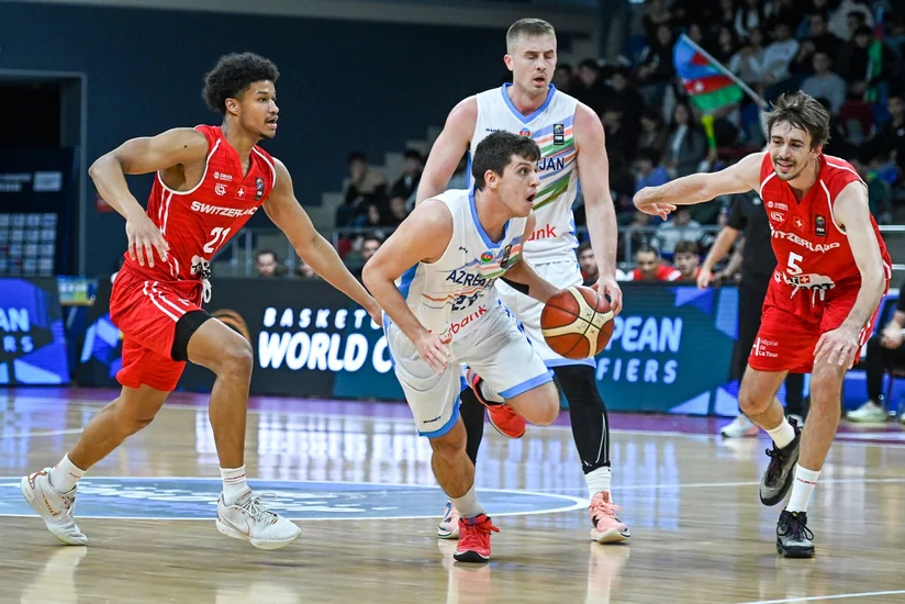 Azərbaycanın basketbol millisi İsveçrəyə məğlub olub