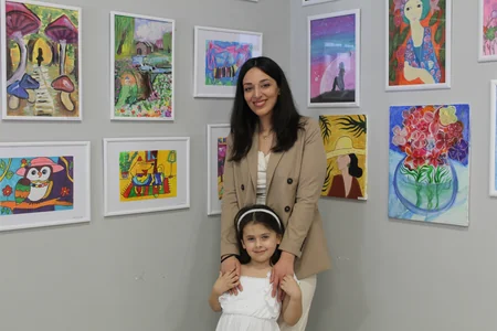 Hiss Art Space qalereyasında rəsm sərgisi keçirilib