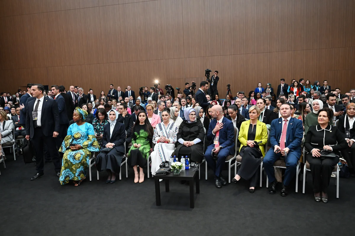 Azerbaijan's First Lady Mehriban Aliyeva attends panel session at Antalya Diplomacy Forum