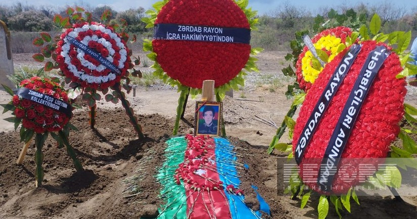 В Зардабском районе простились с шехидом I Карабахской войны Абузером Аббасовым