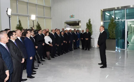 Azərbaycan Prezidenti Sumqayıt Kimya Sənaye Parkında olub