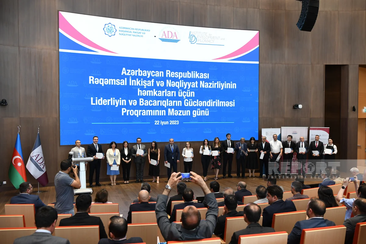 ADA University completes training for employees of Azerbaijan's Digital Dev't and Transport Ministry