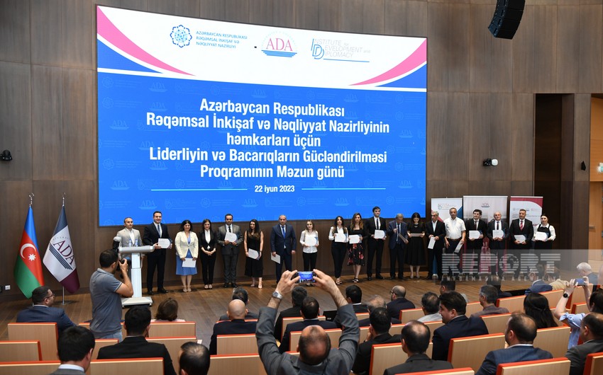 ADA University completes training for employees of Azerbaijan's Digital Dev't and Transport Ministry