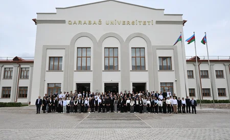 Prezident İlham Əliyev Qarabağ Universitetinin təmirdən sonra açılışında iştirak edib - YENİLƏNİB-4
