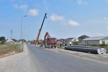 Bakının Pirşağı qəsəbəsinin içməli su təchizatı yaxşılaşdırılır