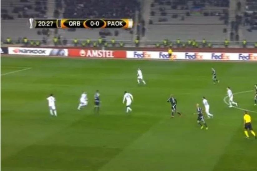 AFFA prezidenti və XİN rəhbəri Qarabağ - PAOK oyununu izləyir