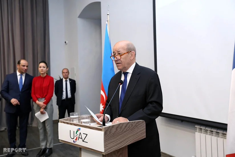 Jan-İv Lö Drian: Fransa ADR-in dövründən Azərbaycanın yanında olub