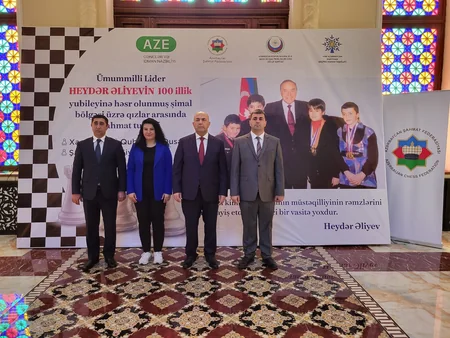 Şəhriyar Məmmədyarov Xaçmazda keçirilən şahmat turnirində iştirak edib