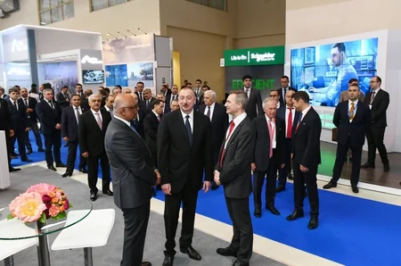 Prezident İlham Əliyev XXVI Beynəlxalq “Xəzər Neft və Qaz-2019” sərgi və konfransının açılışında iştirak edib - YENİLƏNİB