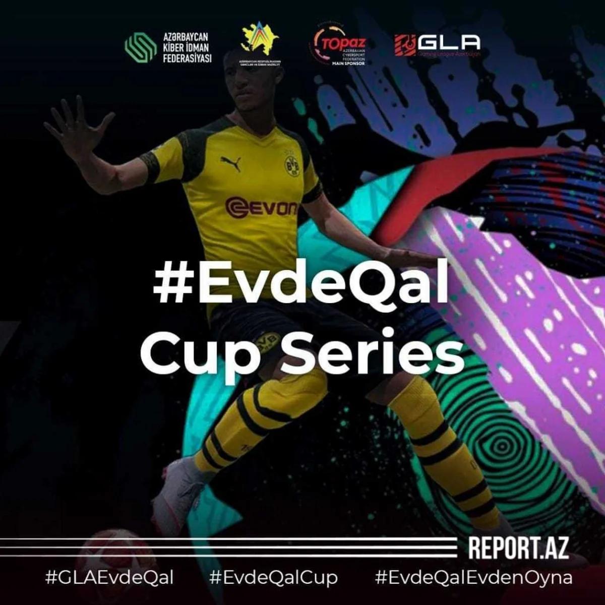 Evdə qal evdən oyna şüarı altında FİFA 20 turnirlər seriyası keçiriləcək