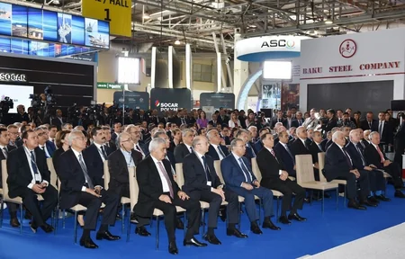 Prezident İlham Əliyev XXVI Beynəlxalq “Xəzər Neft və Qaz-2019” sərgi və konfransının açılışında iştirak edib - YENİLƏNİB