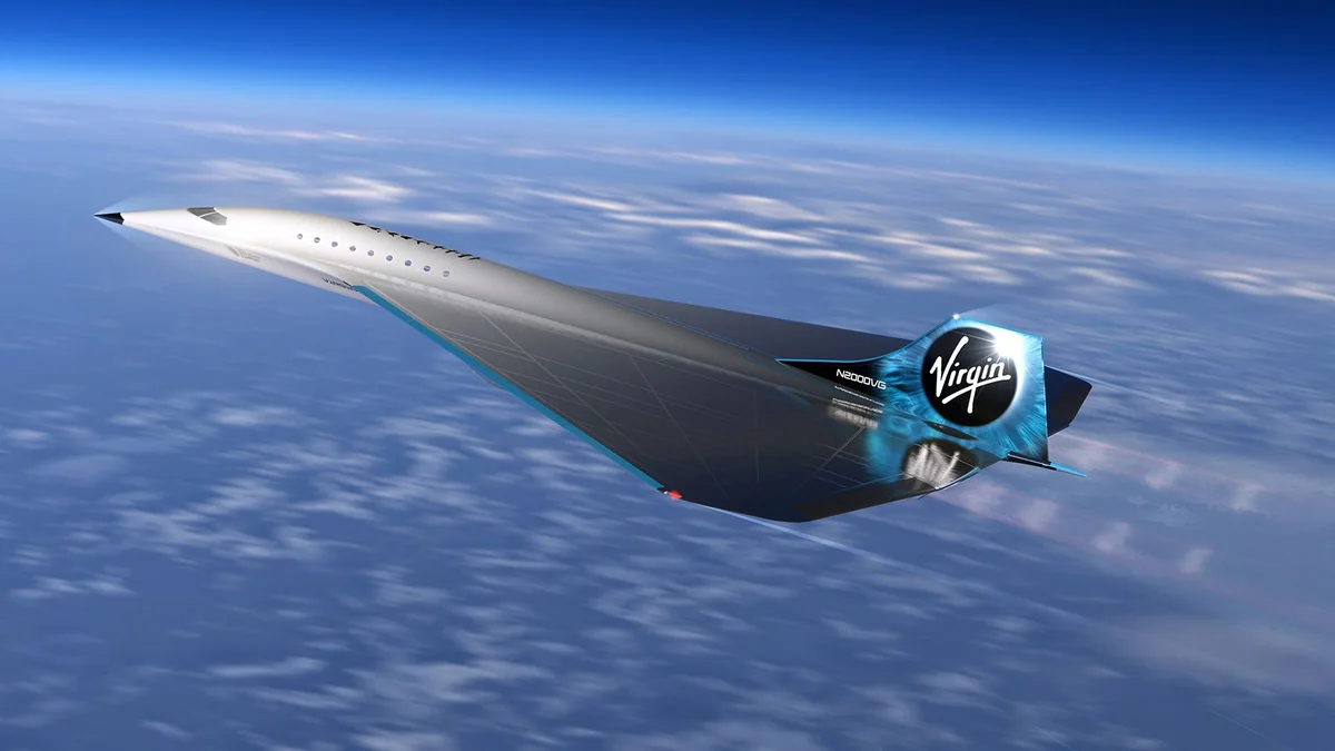 Космолет Virgin Galactic с коммерческим экипажем успешно совершил суборбитальный полет