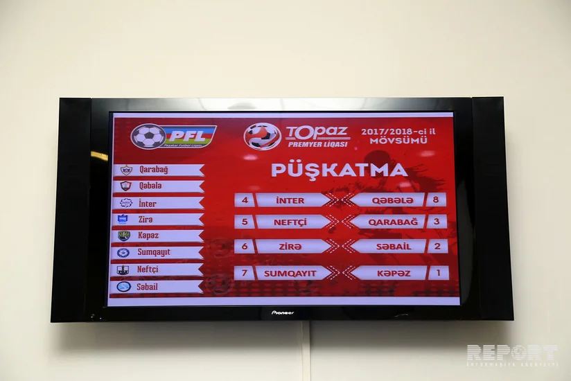Azərbaycan Premyer Liqasının 2017/2018 mövsümünün püşkü atılıb