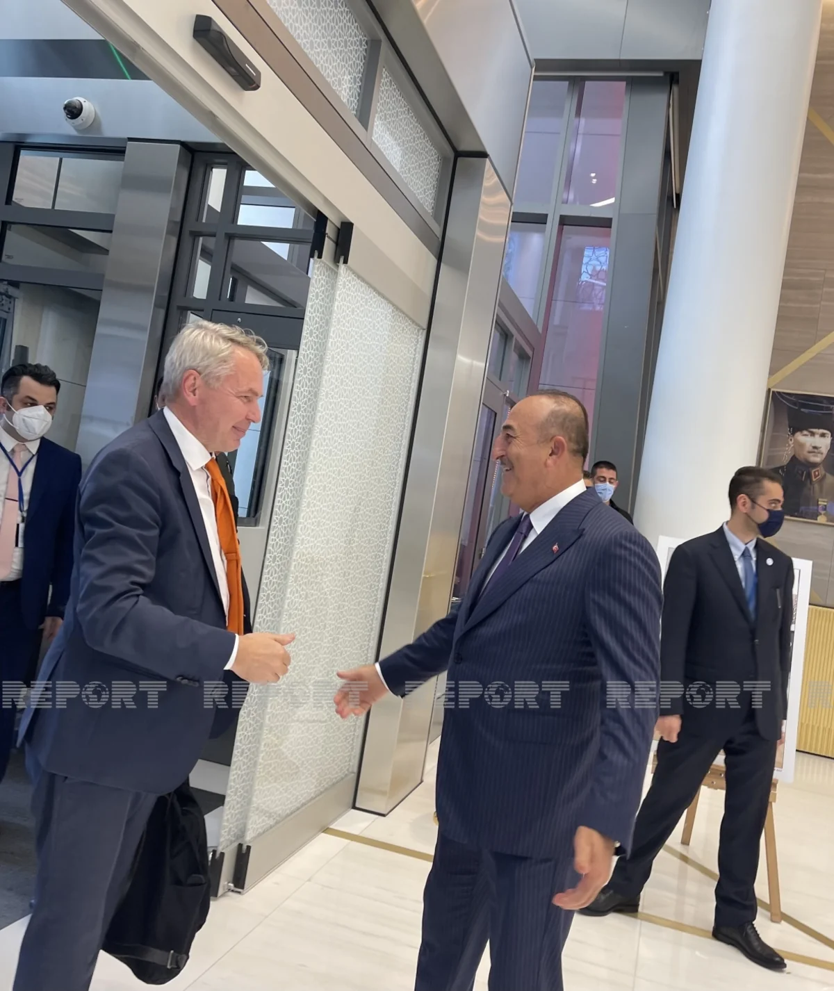 Turkish, Finnish FMs discuss Afghanistan