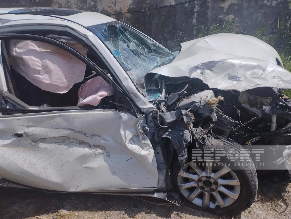 Salyanda ağır yol qəzası: 1 nəfər ölüb, 6 nəfər yaralanıb