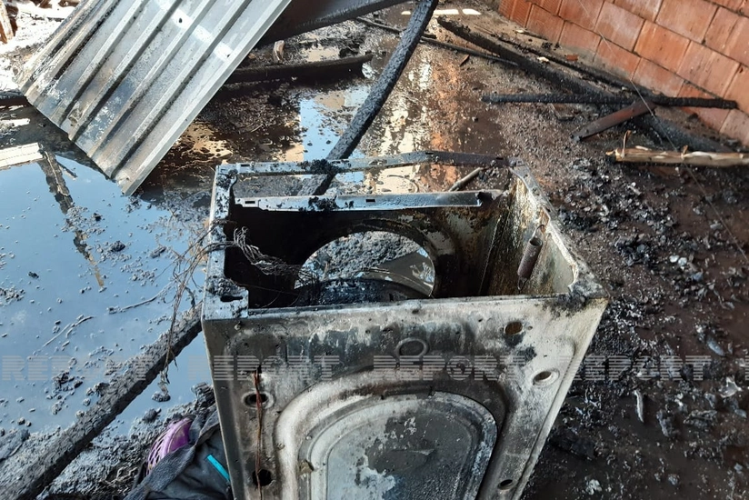 Qaxda yanğın hadisəsi baş verib