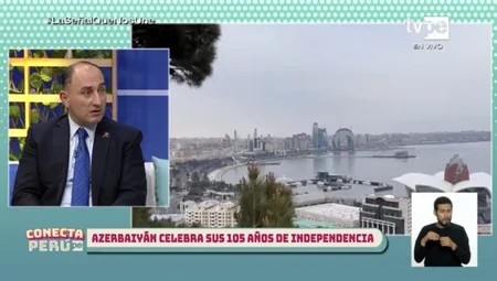Peruvian television talks about Heydar Aliyev and independence of Azerbaijan