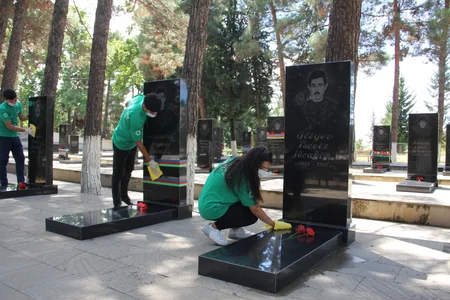 Göyçaylı gənclər Şəhidimiz adlı aksiya keçirdilər