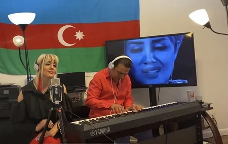 Emil və Leyla Əfrasiyablar virtual konsert proqramı ilə çıxış ediblər
