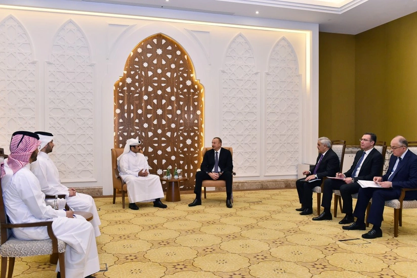 Azərbaycan Prezidenti “Qatar Petroleum”un icraçı direktoru ilə görüşüb
