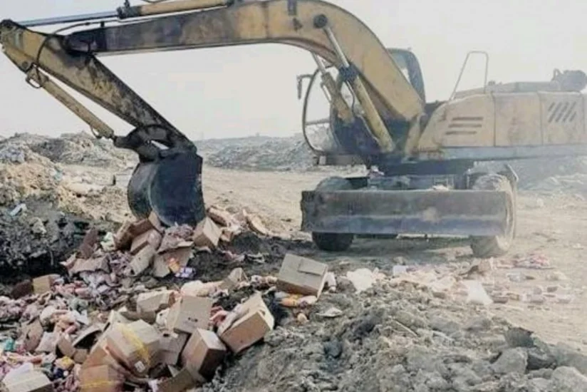 İstehlaka yararsız qida məhsulları məhv edilib