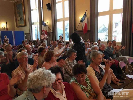 Fransada keçirilən festivalda Firəngiz Əlizadənin əsərləri nümayış etdirilib - FOTO