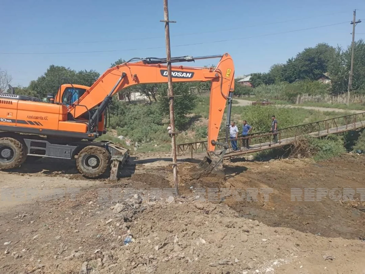 Biləsuvarın Xırmandalı kəndində zibillik ərazi təmizlənib