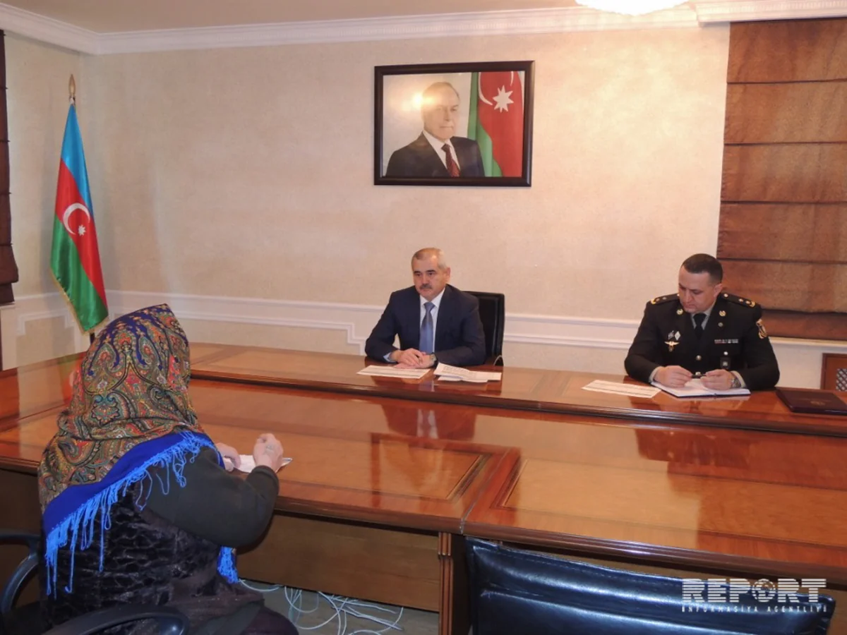 Arzu Rəhimov İsmayıllıda vətəndaşları qəbul edib - FOTO - VİDEO
