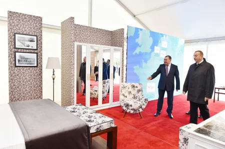 President Ilham Aliyev opened “Modern” furniture factory in Aghstafa