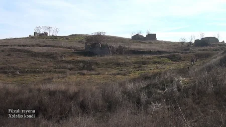 Видеокадры из села Халафша Физулинского района