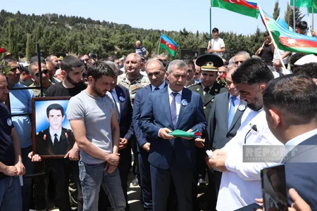 Birinci Qarabağ müharibəsində itkin düşmüş, 31 il sonra meyit qalıqları tapılmış şəhid dəfn olunub