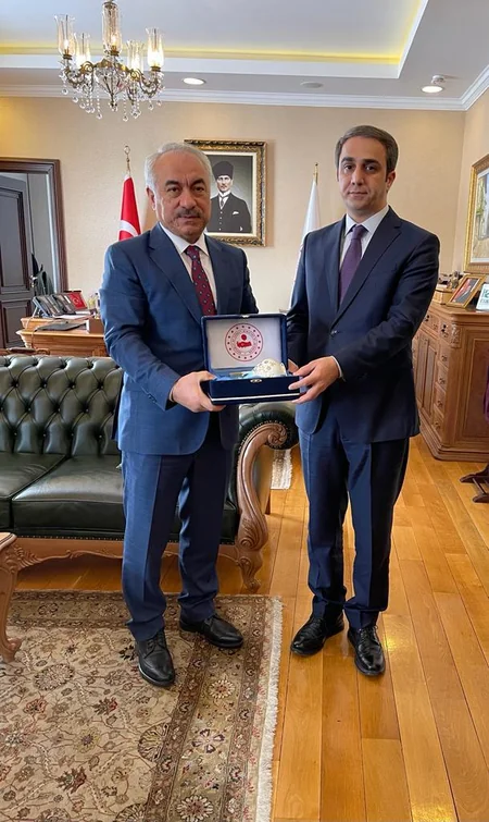 QHT Agentliyinin rəhbərliyi Türkiyə DİN-də və digər qurumlarda görüşlər keçirib