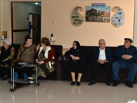 Azərbaycan millisinin üzvləri müharibə əlilləri pansionatında olublar