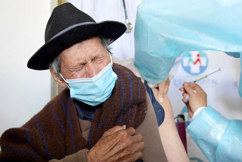 Oldest vaccine recipients in China aged over 100 years