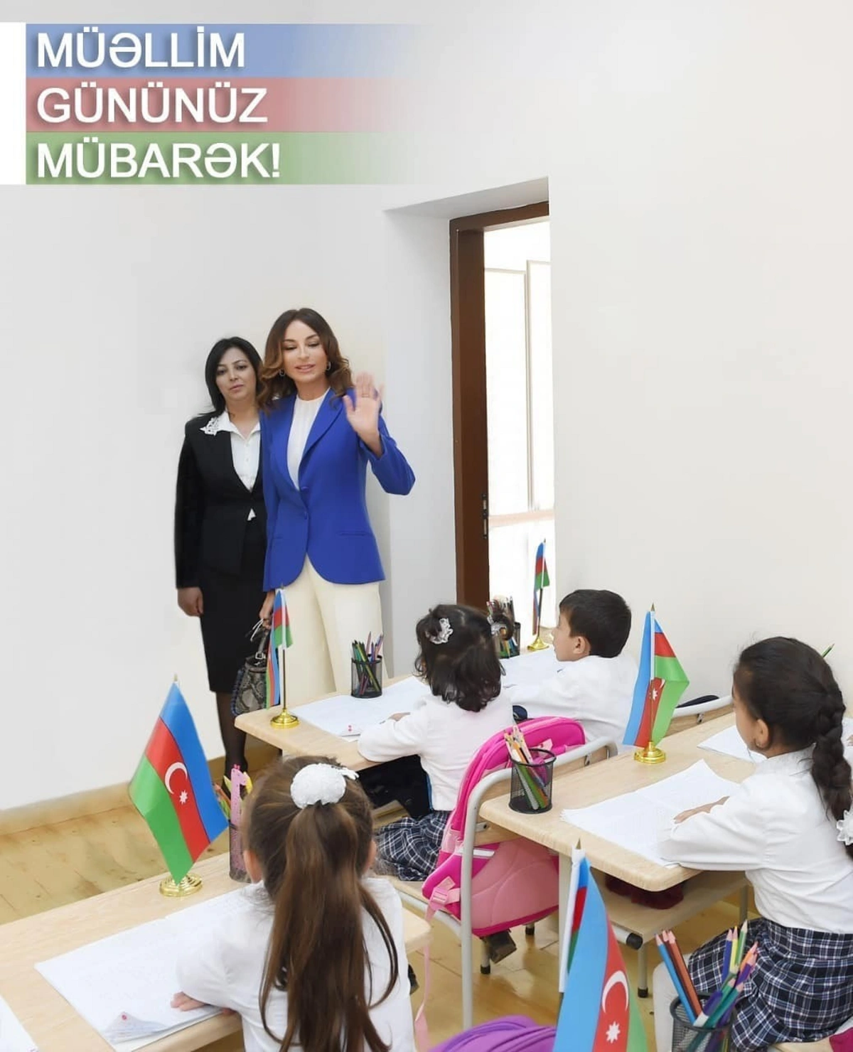 First Vice-President Mehriban Aliyeva: Teaching is a highly respected profession