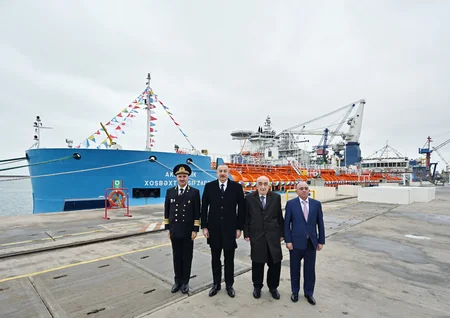 “Academician Khoshbakht Yusifzade” tanker commissioned. President Ilham Aliyev attends ceremony - UPDATED