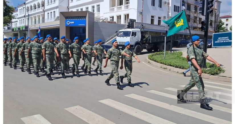 107th anniversary of Armed Forces celebrated in Azerbaijan's Khankandi