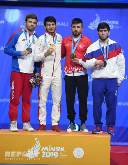 Minsk 2019: Mahir Amiraslanov claims Azerbaijans first wrestling gold