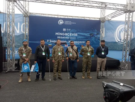 Mingəçevir Reqatasında qazilər mükafatlandırılıb