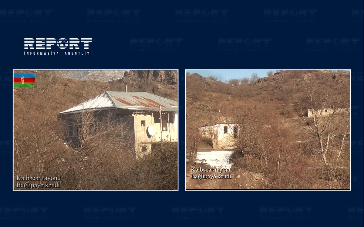 Kəlbəcərin Bağlıpəyə kəndindən görüntülər