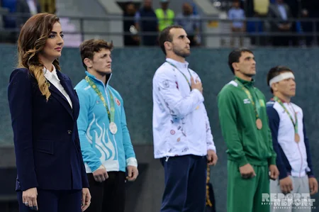İslamiada meydanında Azərbaycan pəhləvanları - FOTOREPORTAJ