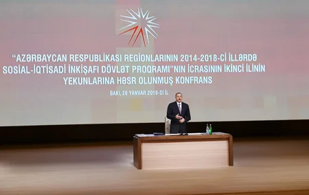 President attends conference dedicated to results of second year implementation of the State Program on socio-economic development of regions