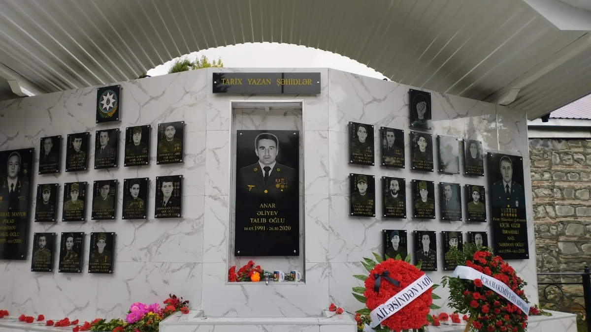 Oğuzda şəhid bulağının açılışı olub