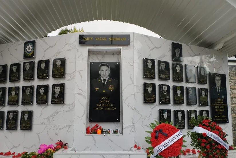 Oğuzda şəhid bulağının açılışı olub