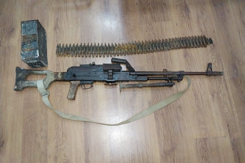 Tərtərdə 1 ədəd pulemyot və 89 ədəd patron aşkarlanıb