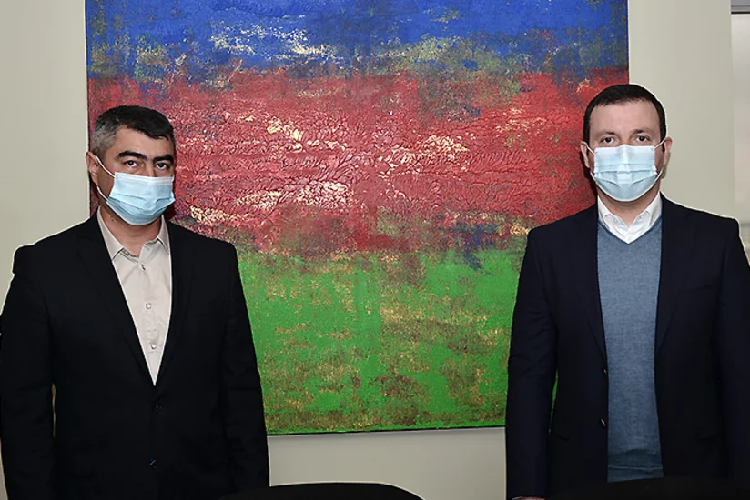 AFFA-nın icraçı vitse-prezidenti Vətən müharibəsinin iştirakçısı ilə görüşüb