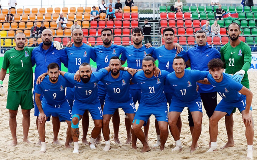 Çimərlik futbolu üzrə Azərbaycan millisi Avropa Superfinalına qələbə ilə başlayıb